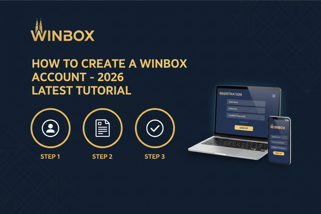 How to create a Winbox account? 2026 latest tutorial